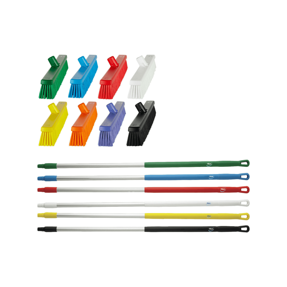 Vikan 3199n Broom Sweeping Brush 610mm Soft Bristles and Optional Handle - Auto Rae-Chem