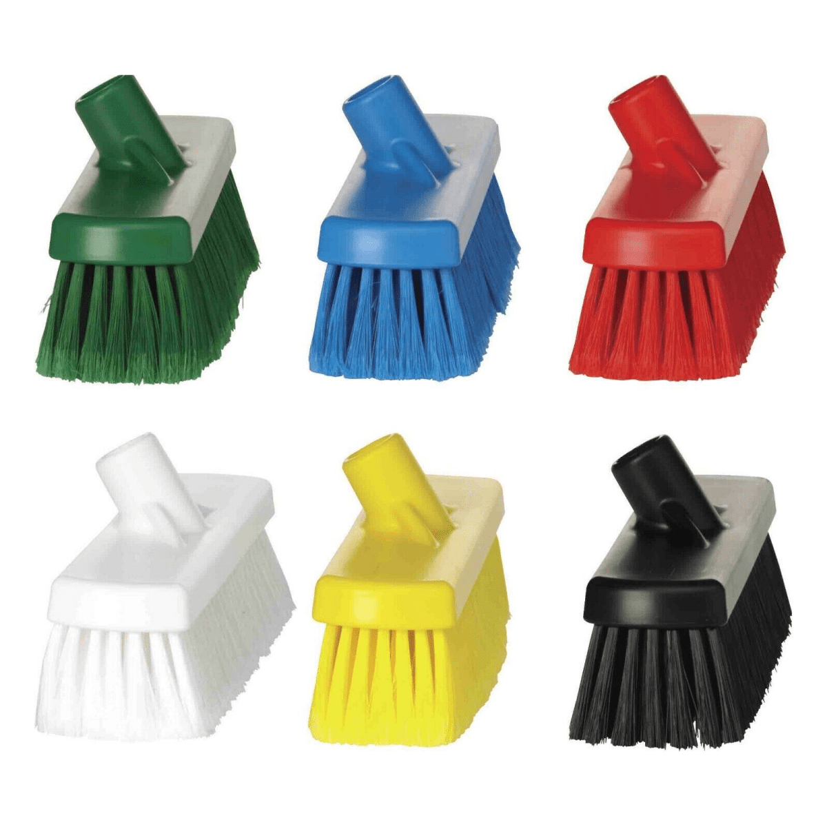Vikan 7066n Broom Sweeping Brush 300mm Soft Bristles 6 Colours Optional Handle - Auto Rae-Chem