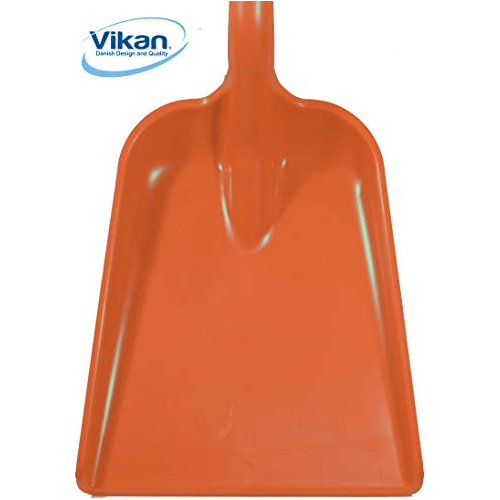 Vikan 56317 T Grip Shovel, Orange, 1035mm Length, 271mm Width, 120mm Height - Auto Rae-Chem