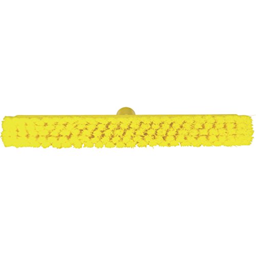 Vikan 31786 Fine Sweep Floor Broom Head, Polypropylene Block, 16-1/2 inch Bristle, Yellow - View 2 | Auto Rae-Chem