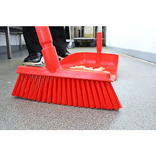 Vikan 31032 Dustpan Broom with Angled Thread Green - View 3 | Auto Rae-Chem