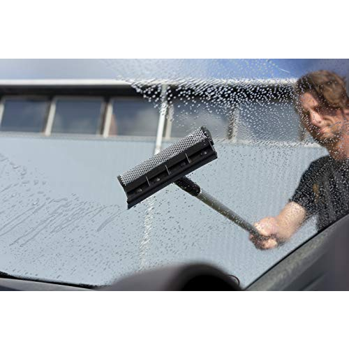 Vikan 473952 Windscreen Scraper with Sponge Telescopic Handle Black 710mm - View 3 | Auto Rae-Chem