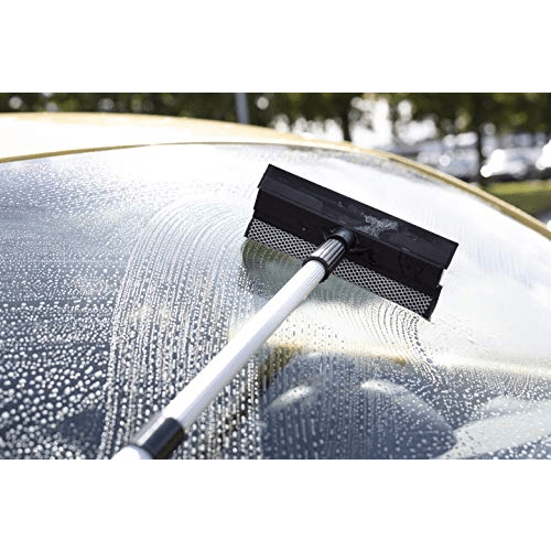 Vikan 473952 Windscreen Scraper with Sponge & Telescopic Handle - Auto Rae-Chem