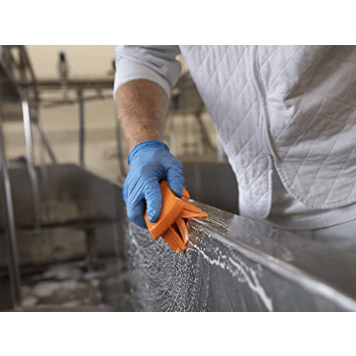 Vikan Brush, Polypropylene Polyester, Red - Auto Rae-Chem