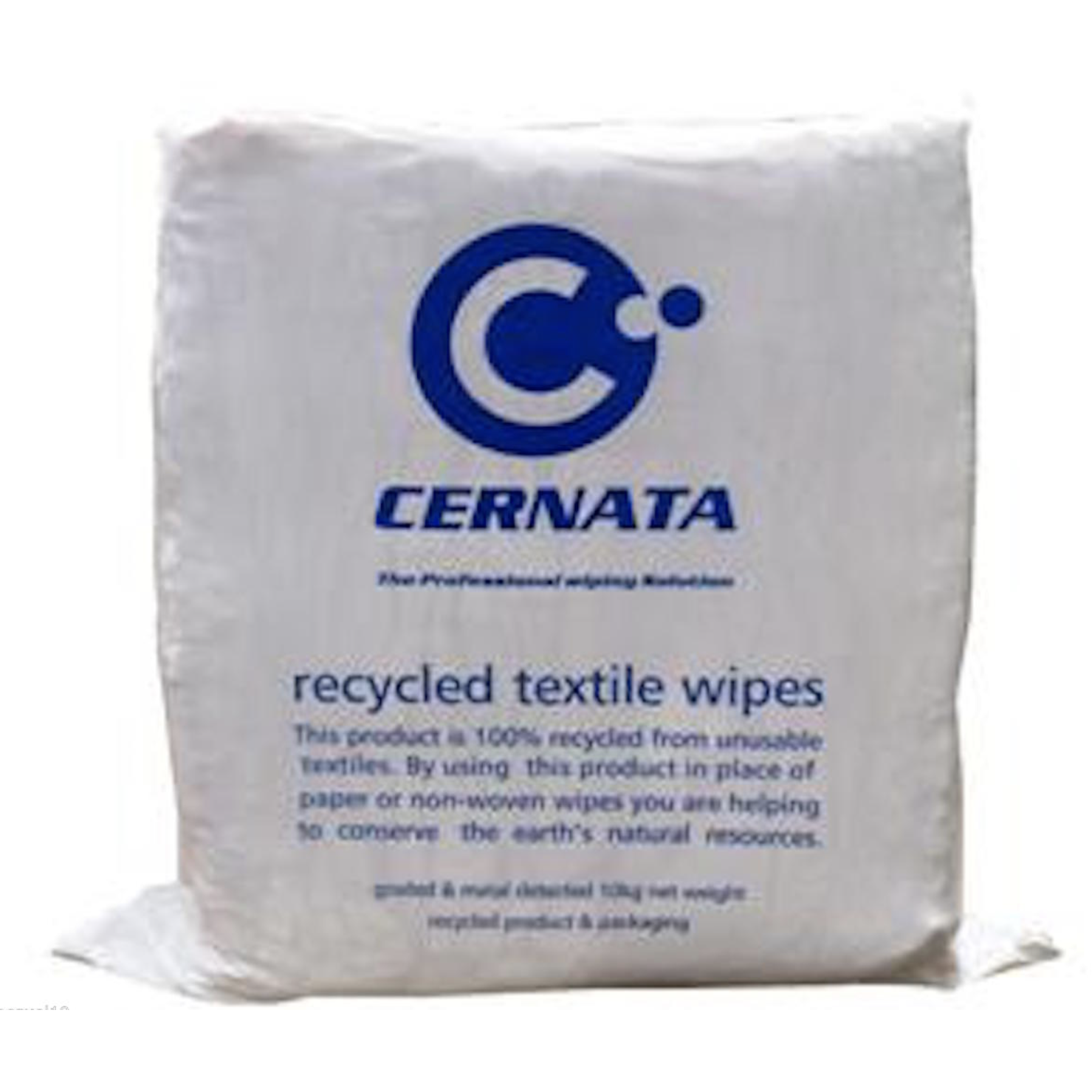 White Sheeting Rags 100% Cotton Rich Low Linting 10kg | Auto Rae-Chem