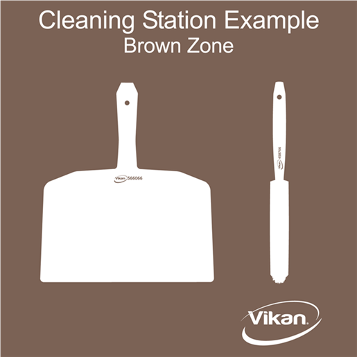 Vikan 2110 Shadow Board For Cleaning Stations Storage Product Organiser Dust Pan And Brush - View 4 | Auto Rae-Chem