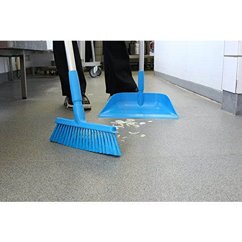 Vikan 31033 Broom, Angle Thread Dustpan, 10 inch, PP/PET, Blue - View 8 | Auto Rae-Chem