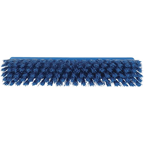 Vikan 31663 Medium Sweep Floor Broom Head, 12-1/4 inch Polyester Bristle, Blue - View 2 | Auto Rae-Chem