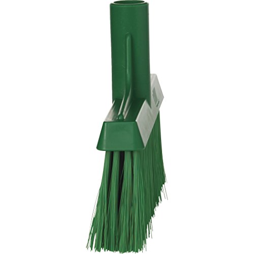 Vikan 31042 10-1/4 inch Polyester Bristle Polypropylene Block Fine Sweep Floor Broom Head, Green - View 3 | Auto Rae-Chem