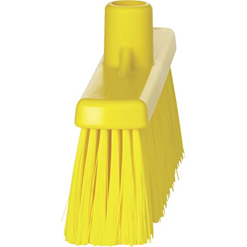 Vikan 31666 Medium Sweep Floor Broom Head, 12-1/4 inch Polyester Bristle, Yellow - View 3 | Auto Rae-Chem