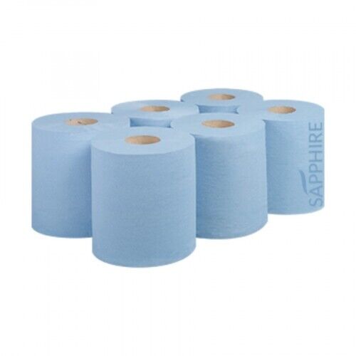 Sapphire Blue Centrefeed Roll 150m - Case of 6 | Auto Rae-Chem