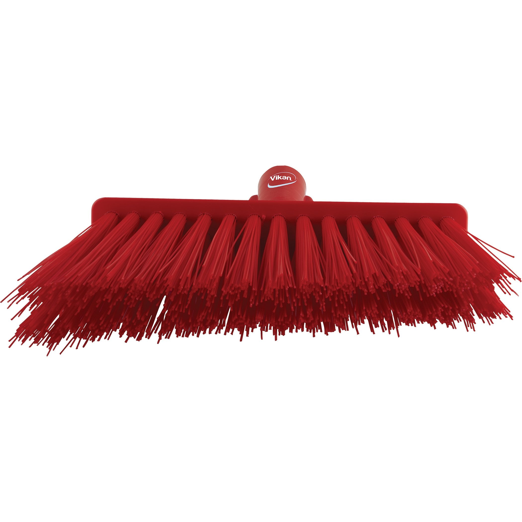Vikan 29144 Broom, Angle Cut, Stiff, 11 inch, PP/PET, Red | Auto Rae-Chem