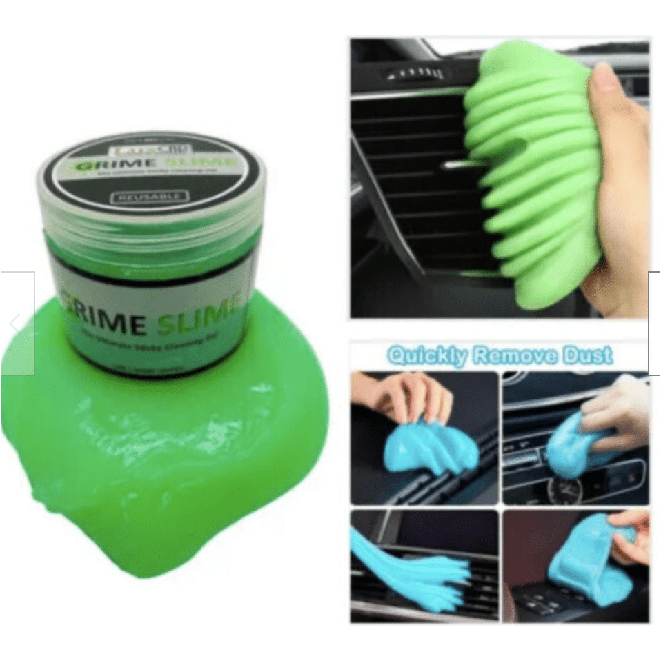 Grime Slime Reusable Cleaning Gel – Car Interior, Keyboard & Dust Removal - Auto Rae-Chem