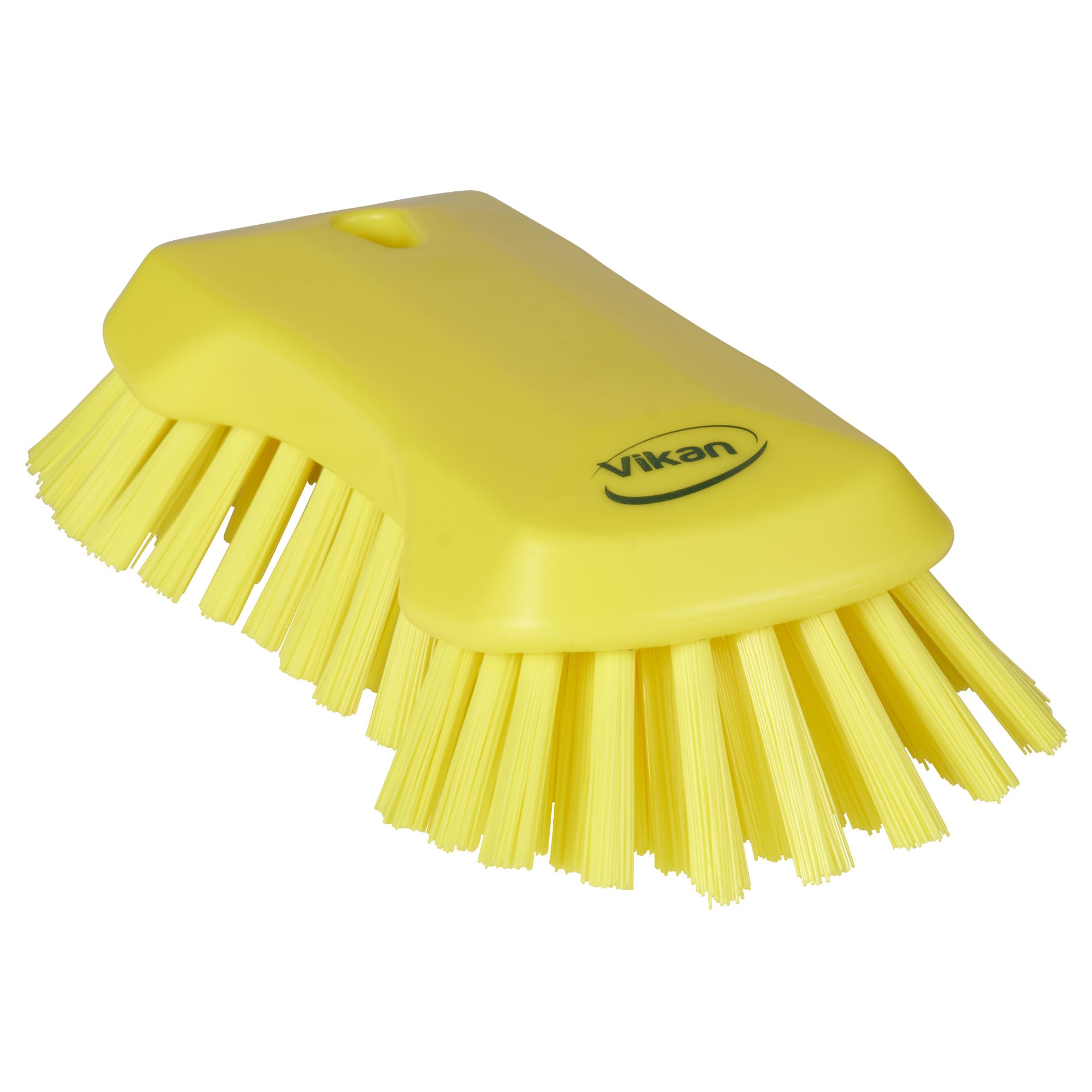 Vikan Brush, Polypropylene Polyester Stainless Steel, Yellow, XL | Auto Rae-Chem