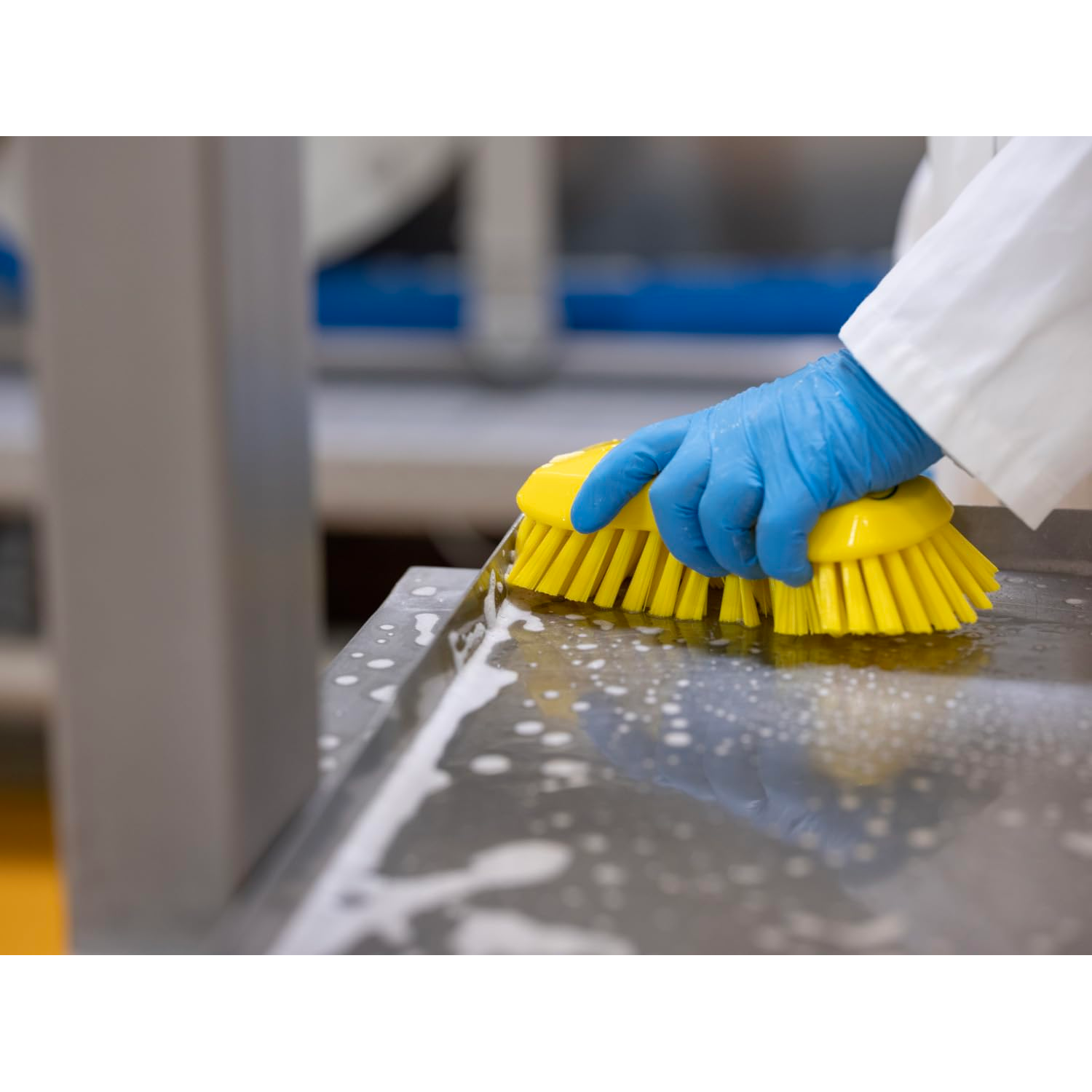 Vikan Brush, Polypropylene Polyester Stainless Steel, Yellow, XL - View 6 | Auto Rae-Chem