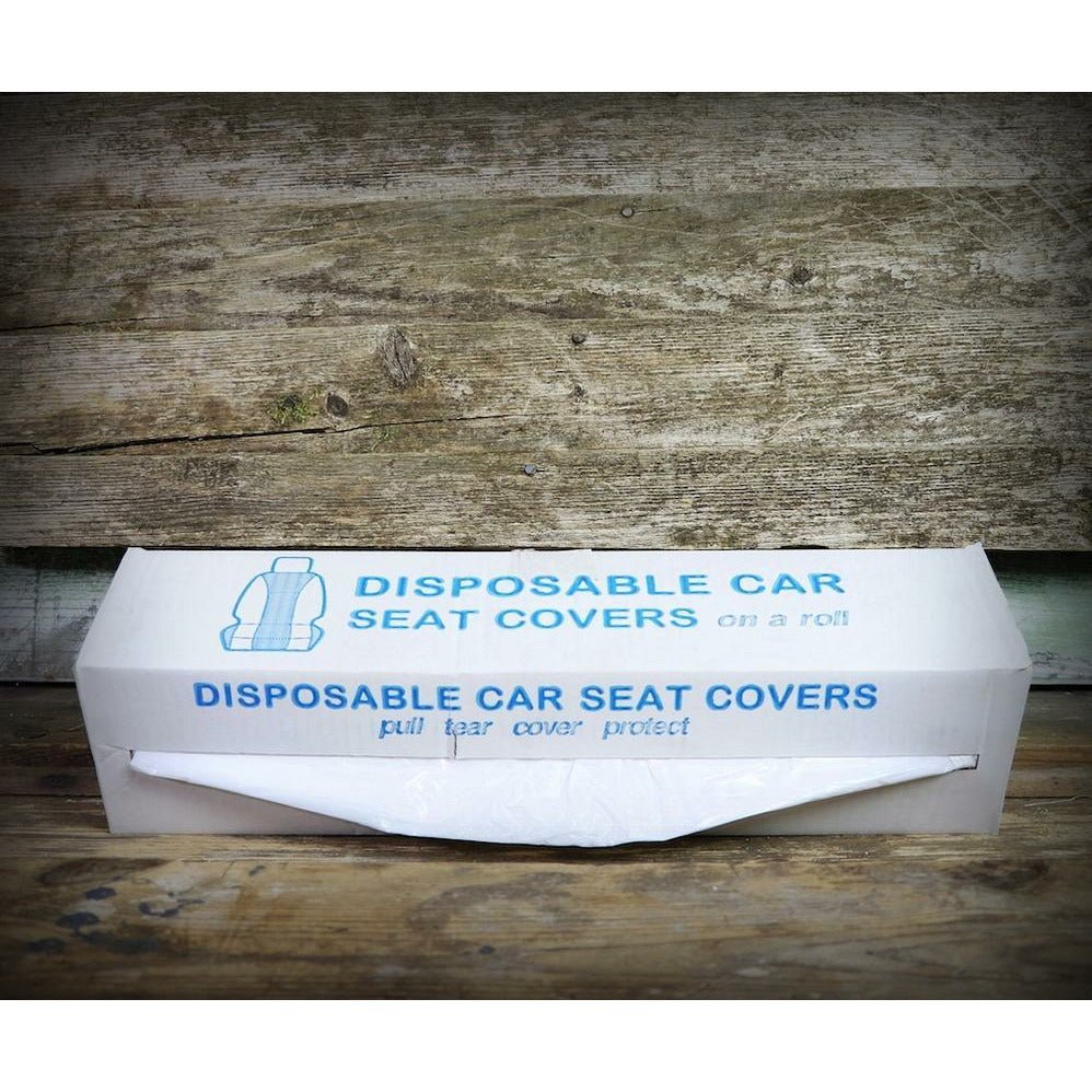 Disposable Plastic Car Seat Covers – Pack of 100 - Auto Rae-Chem