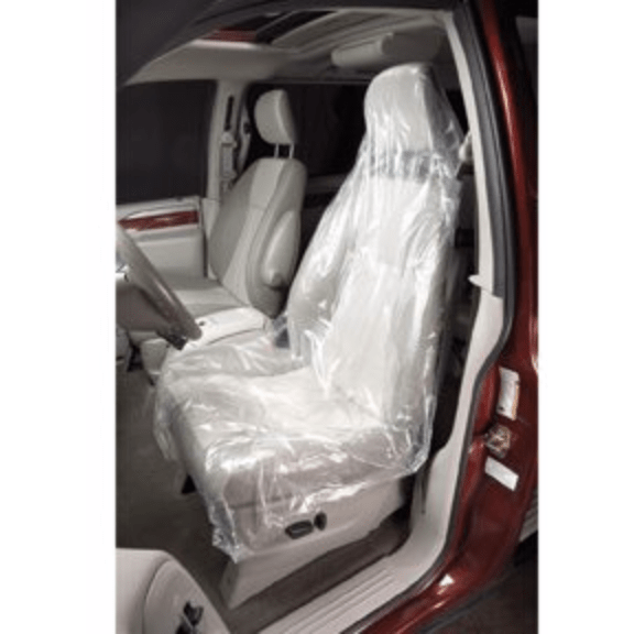 Disposable Plastic Car Seat Covers – Pack of 100 - Auto Rae-Chem