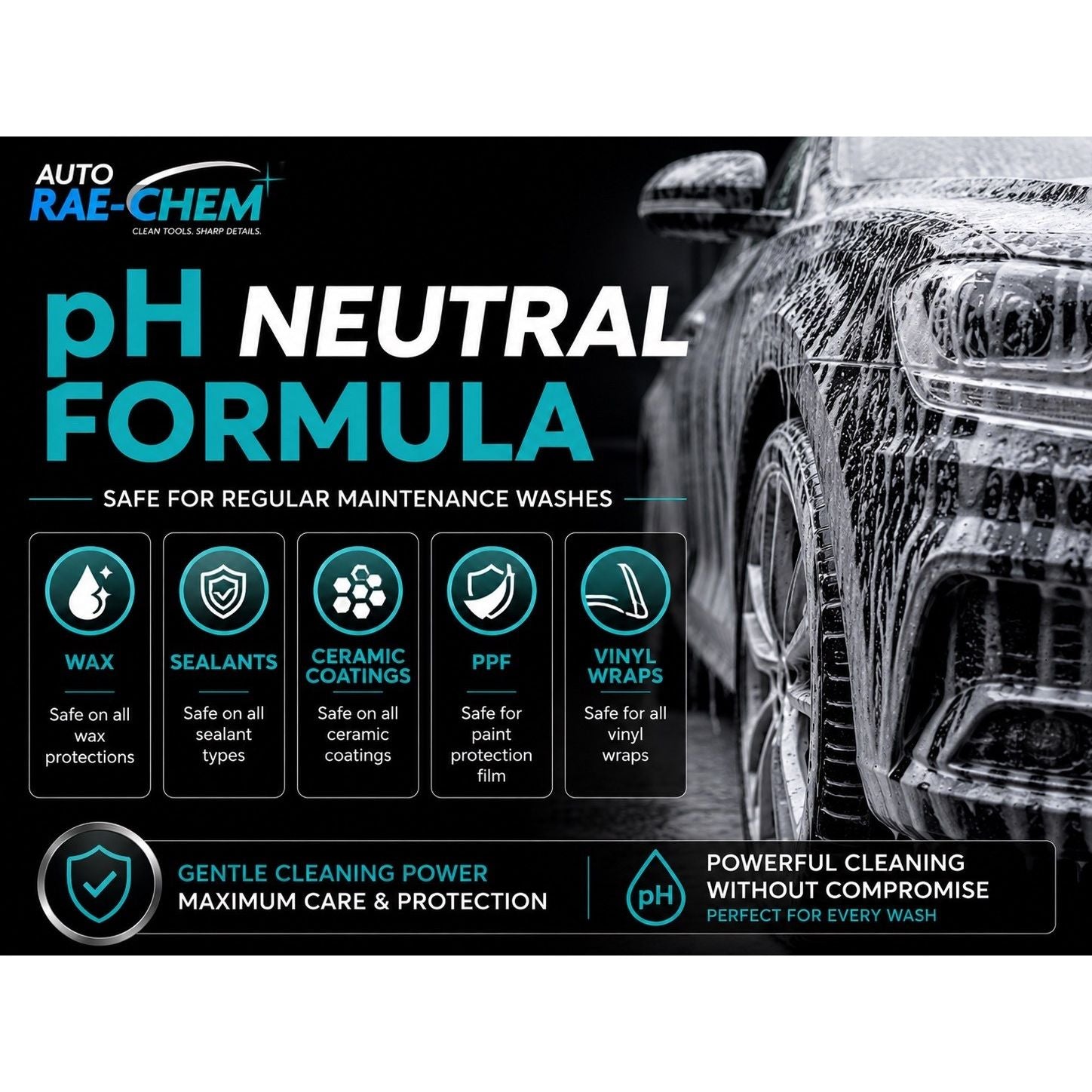 Citrus Snow Foam 5L – Touchless Pre-Wash, pH Neutral + Free Mitt