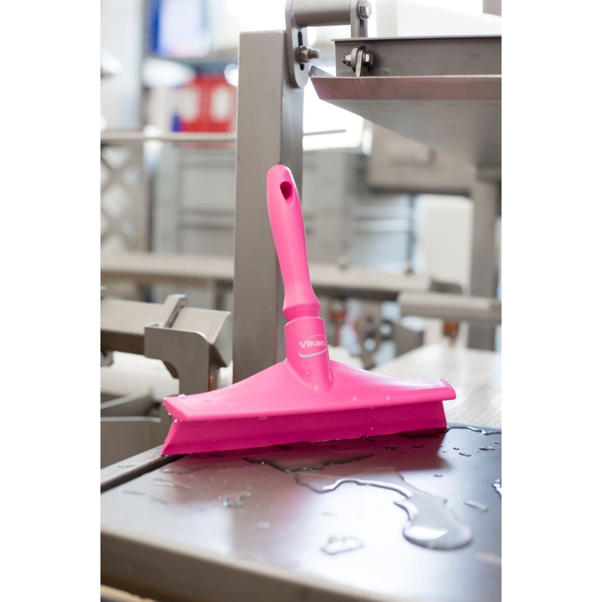 Vikan 7125 Ultra Hygiene Table Squeegee w/Mini Handle, 245 mm choice of color - Auto Rae-Chem