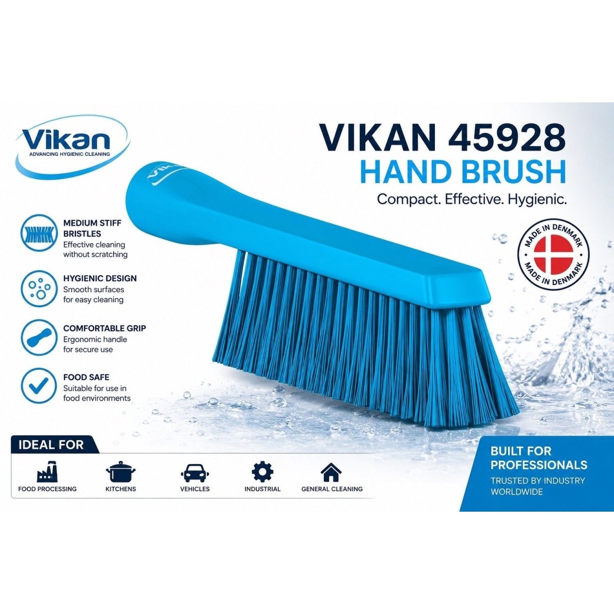 Vikan 4592x Dual Reach Brush – Professional Adjustable Long Reach Cleaning Brush - Auto Rae-Chem