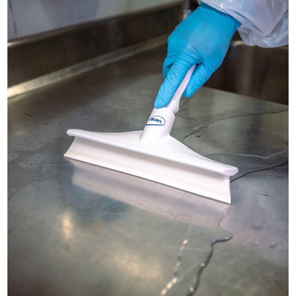 Vikan 7125 Ultra Hygiene Table Squeegee w/Mini Handle, 245 mm choice of color - Auto Rae-Chem