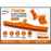 Vikan 7360n Ultra Hygiene Flex Squeegee 600mm Food Grade Cleaner