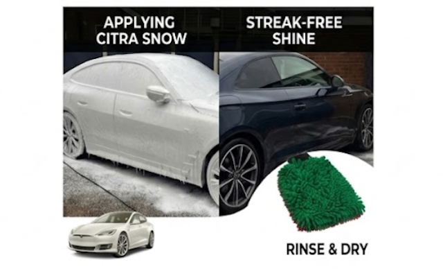 Auto Rae-Chem Citrus Snow Foam 5L Touchless Pre Wash pH Neutral + Free Mitt