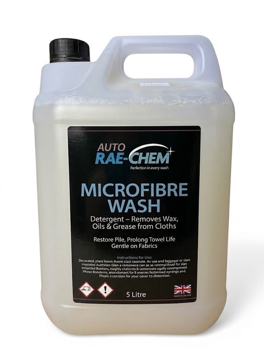 Microfibre Wash Detergent – Removes Wax, Oils & Grease