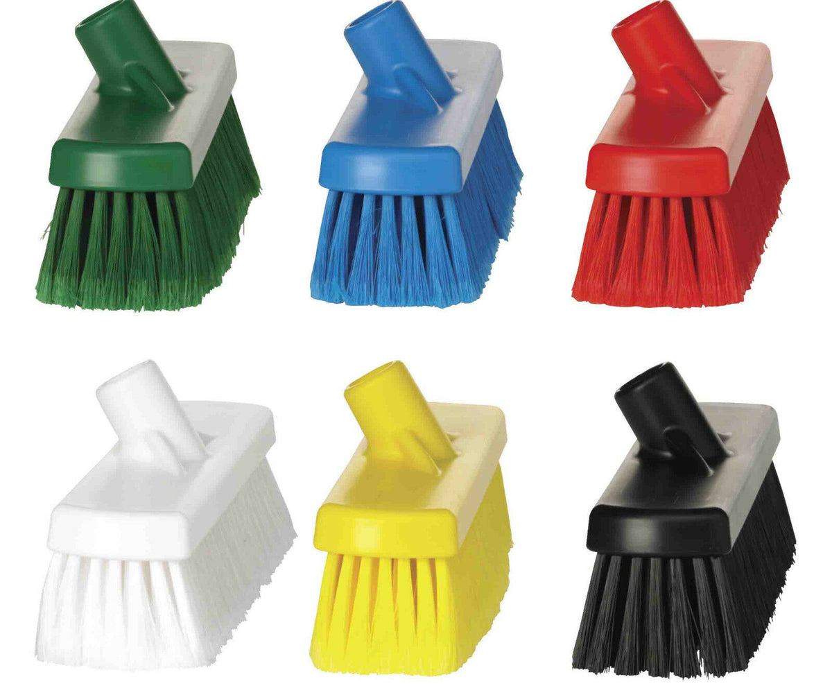 Vikan 3178n Sweeping Broom 410mm Soft Split 6 Colours HACCP Optional Handle