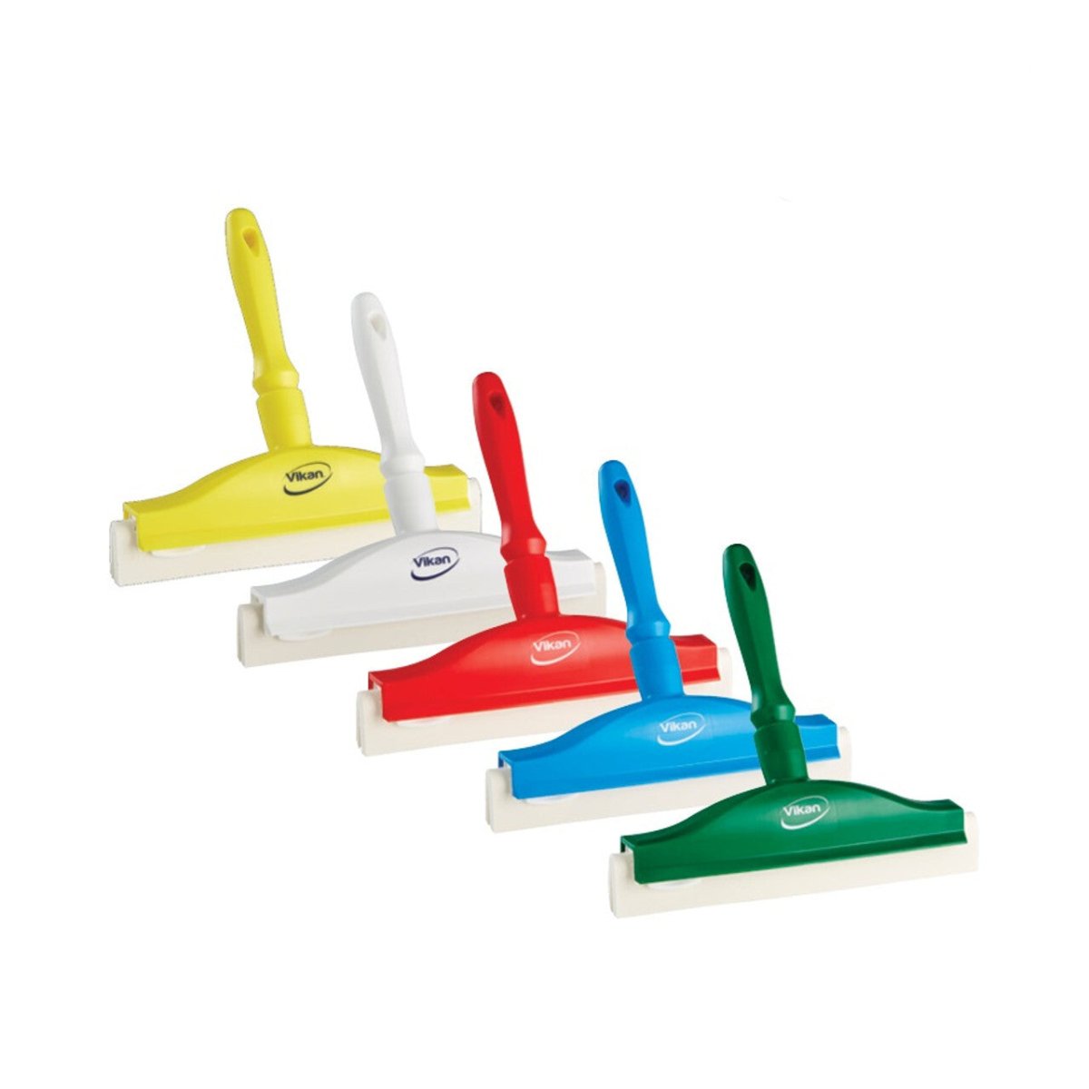 Vikan 7751n Foam Rubber Polypropylene Frame Bench Fixed Head Squeegee 5 colors - Auto Rae-Chem