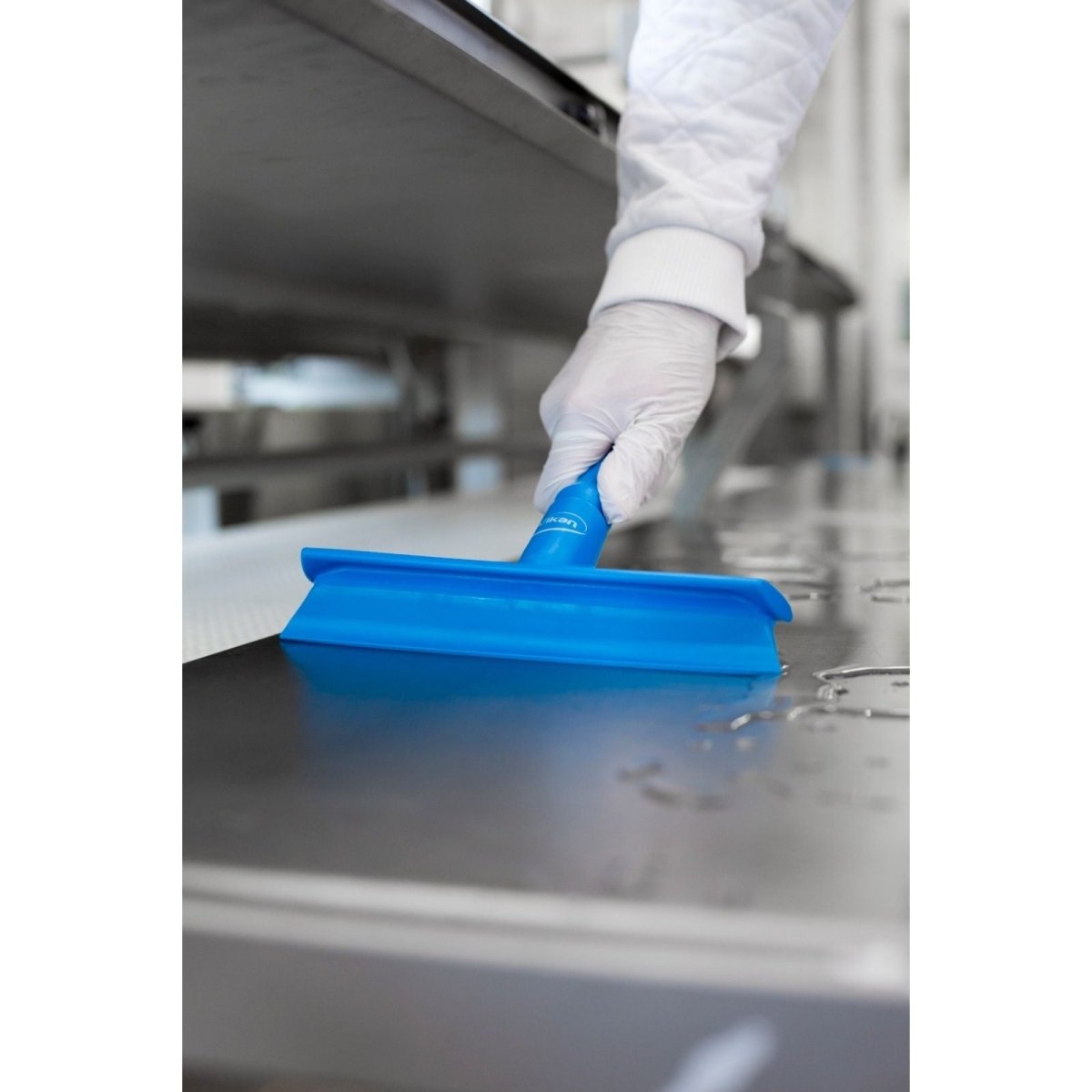 Vikan 7125 Ultra Hygiene Table Squeegee w/Mini Handle, 245 mm choice of color - Auto Rae-Chem