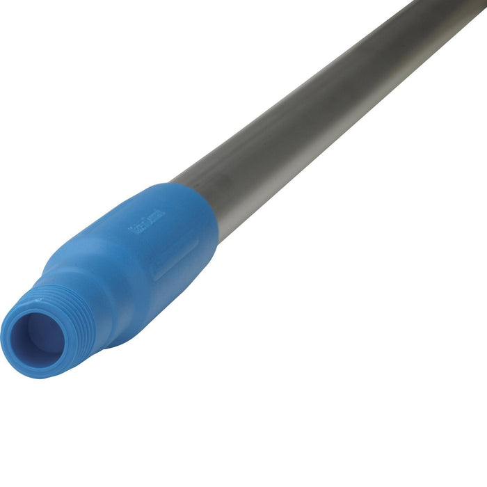 Vikan 29593 Aluminium Handle, Blue, 25 mm Diameter, 1460 mm Length