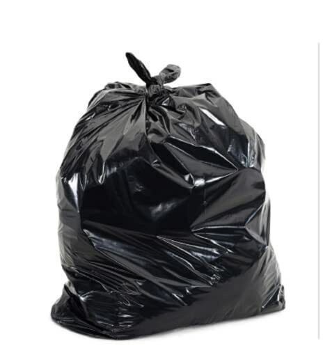 Heavy Duty Black Refuse Sacks 200 Bin Bags 17kg Bag Rating