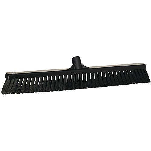 Vikan 31999 Fine Sweep Floor Broom Head, Polypropylene 610mm Black