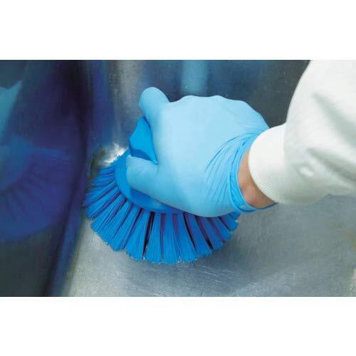 Vikan 38853 Hand-Held Scrub Brush, Polypropylene, Polyester Bristle, 110mm