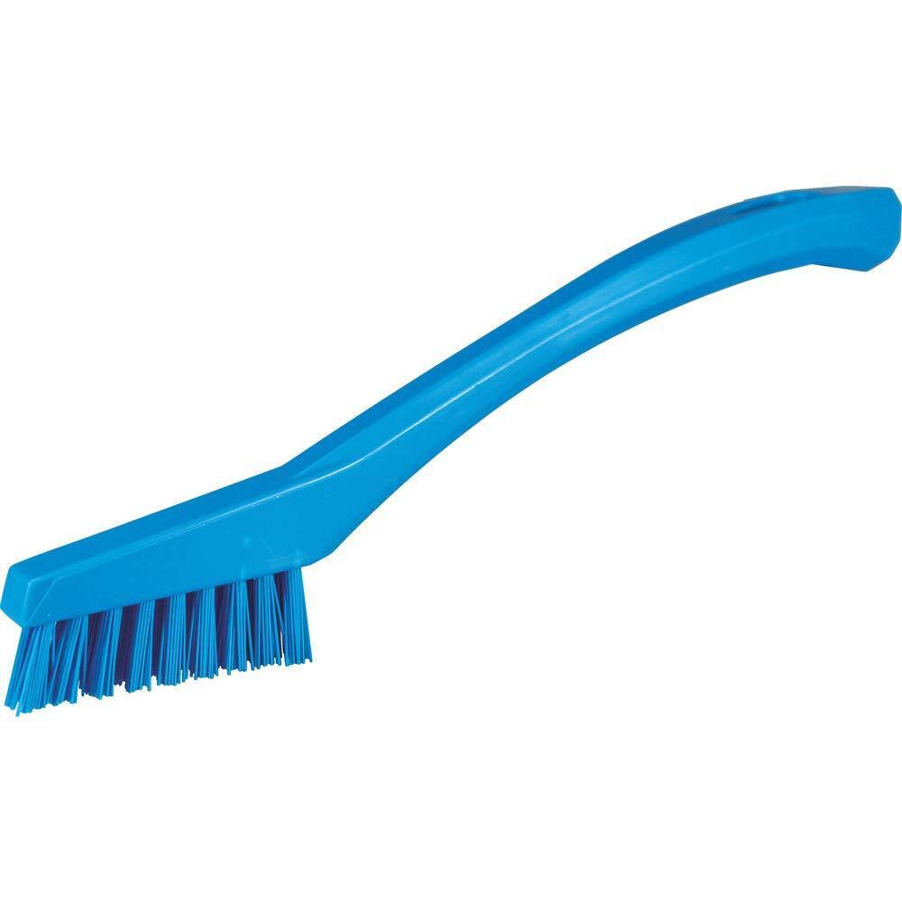 Vikan 44013 Very Hand Detail Brush, Blue, 205 mm Length, 20 mm Width, 40 mm