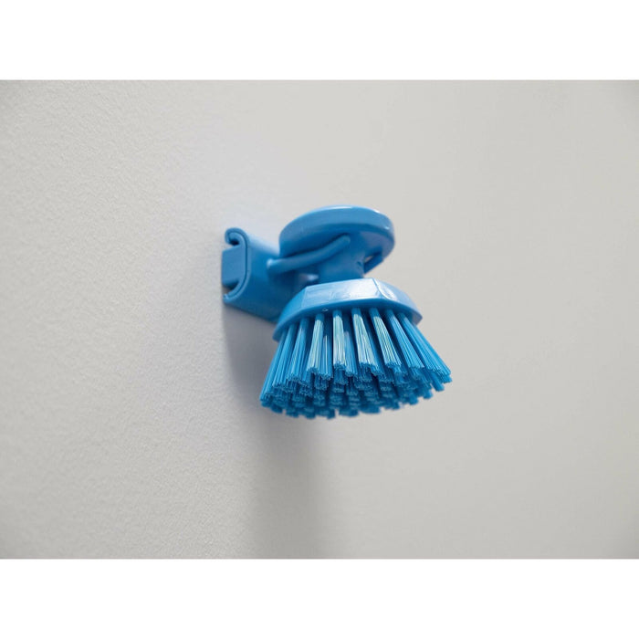 Hygienic Wall Bracket, Double Hook Module, Green