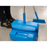 Vikan 56653 Dustpan set, closable with broom, 350 mm, Medium, Blue