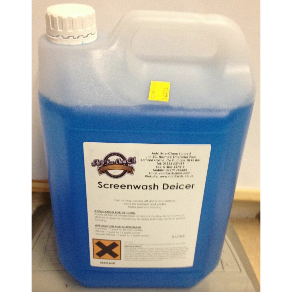 Auto Rae-Chem  SUPER SCREEN WASH & DE-ICER ALL IN 1 PRODUCT -16 DEG C 5L
