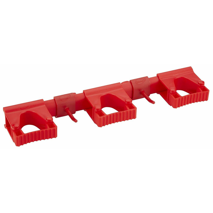 Hygienic Hi-Flex Wall Bracket System, Red