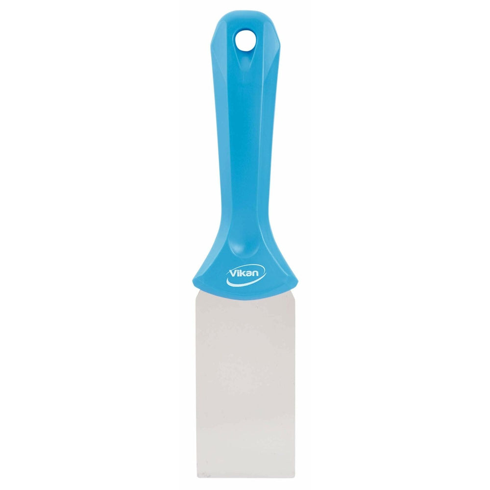 Vikan 40083 Stainless Steel Hand Scraper, Blue, 235 mm Length, 50 mm Width, 22