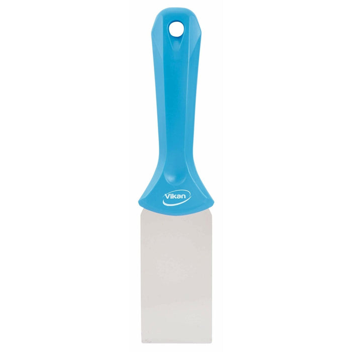 Vikan 40083 Stainless Steel Hand Scraper, Blue, 235 mm Length, 50 mm Width, 22