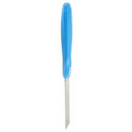Vikan 40083 Stainless Steel Hand Scraper, Blue, 235 mm Length, 50 mm Width, 22