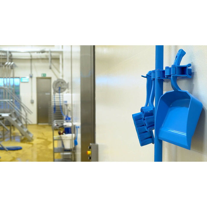 Hygienic Hi-Flex Wall Bracket System, Blue
