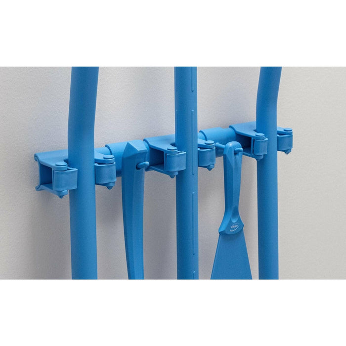 Hygienic Hi-Flex Wall Bracket System, Blue