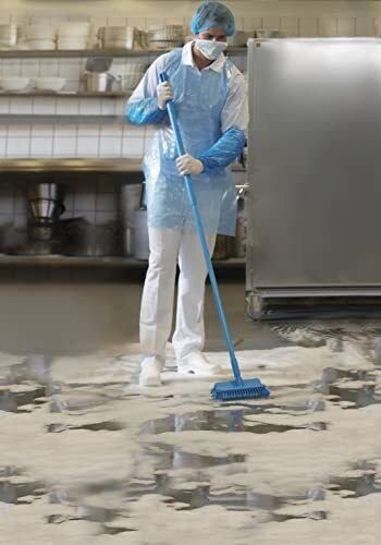 Vikan 70473 Brush,High-Low,Medium,10",PP/PBT,Blue