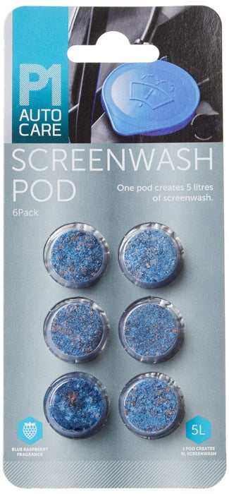 P1 Autocare Screenwash Pod - 6 Pack