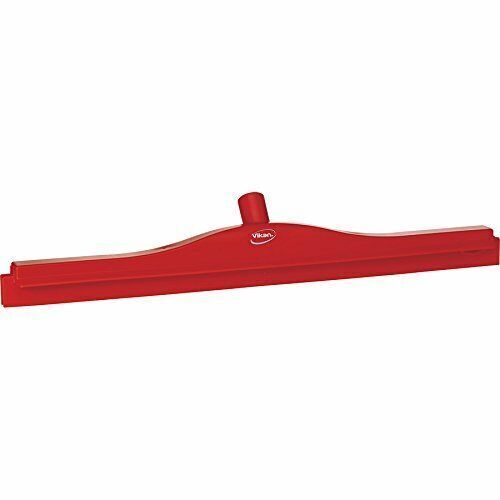 Vikan 77144 Hygienic Floor Squeegee w/replacement cassette, 600 mm, Red