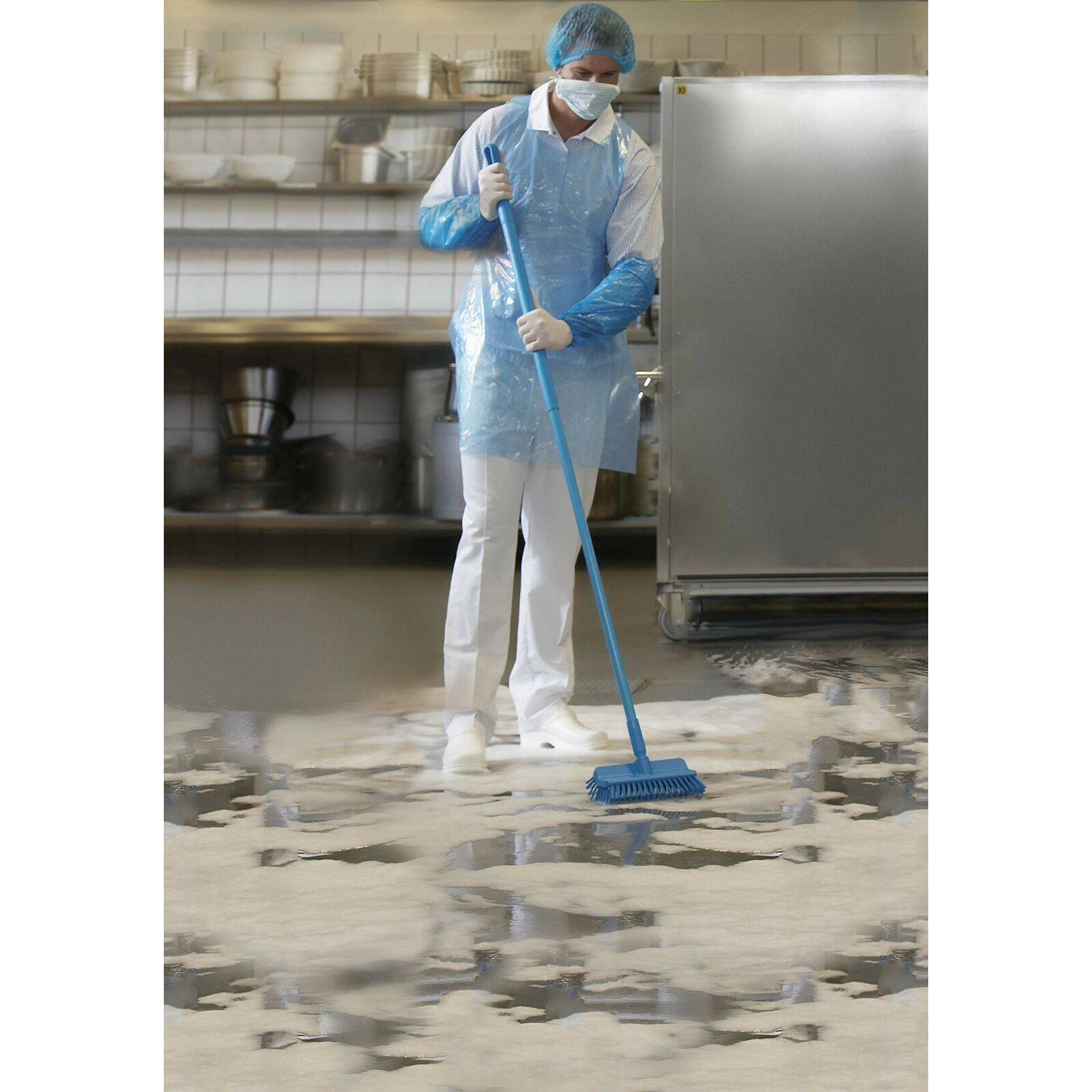 Vikan 29623 Ultra Hygienic Handle 32mm 1500mm Blue - View 2 | Auto Rae-Chem