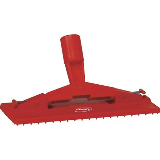 Vikan 55004 Floor Model Scrub Pad Holder Floors Walls Work Surfaces 235 mm, Red